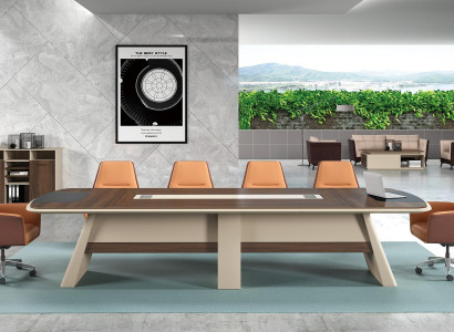 Conference tables Furnishings Office Office furniture Tables Meeting Table 360cm new